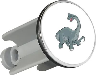 Produktbild von Huuraa Waschbeckenstöpsel Brachiosaurus Dinosaurier 4cm höhenverstellbar Abflussstopfen Geschenkidee