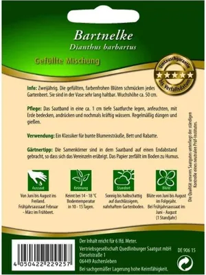 Produktbild von Saatband Bartnelke, gefüllte Mischung