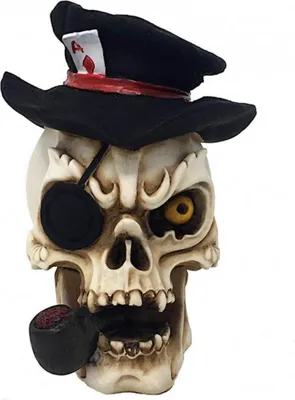Produktbild von Kartenspieler Zocker Totenkopf