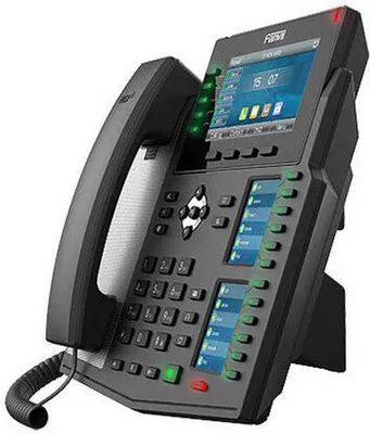 Immagine prodotto di Fanvil X6U IP-Telefon Schwarz Kabelgebundenes Mobilteil LCD 20 Zeilen WLAN (X6U)