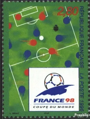 Produktbild von Briefmarken Frankreich 1995 Mi 3126 (kompl.Ausg.) postfrisch Fußballweltmeisterschaft