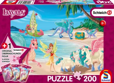 Produktbild von Schmidt Spiele 56397 Bayala, Dracheninsel, 200 Teile, mit Add-on (eine Original Figur)