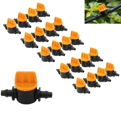 Immagine prodotto di Valvola per irrigazione a goccia - 1/4 pollici - Set da 20 pezzi