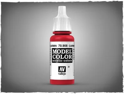 Produktbild von Acrylfarbe für Miniaturen Carmine Red 17ml matt für Tabletop