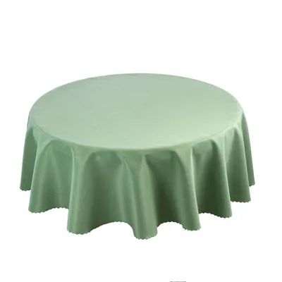 Produktbild von Tischdecke Fleckenresistente  Olive Rund 100 cm