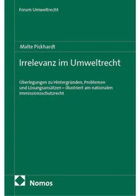 Obrázek produktu pro Irrelevanz im Umweltrecht