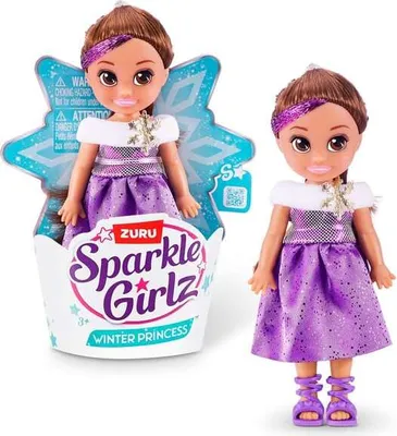 Produktbild von Sparkle Girlz - Modepuppe - Winterprinzessin - Cupcake - brünett