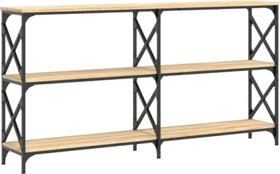 Obrázek produktu pro vidaXL Konzolový stolek Sonoma dub 156x28x80,5 cm výrobek z odvozeného dřeva