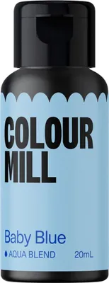 Produktbild von Colour Mill Aqua Blend Lebensmittelfarbe Baby Blue 20 ml