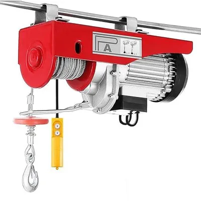 Productafbeelding van Elektrische lier, motorlier, kabeltrommel, hijslier, elektrische hijslier, hijsmechanisme (500W, 200kg)