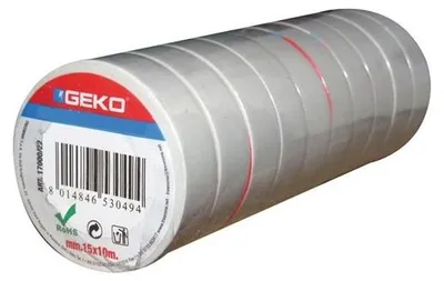 Produktbild von Isolierband - 15 mm x 10 m Weiß - Packung mit 10