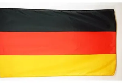 Deutschland-Fahne 250x150 cm, Polyester 100D, Masttunnel