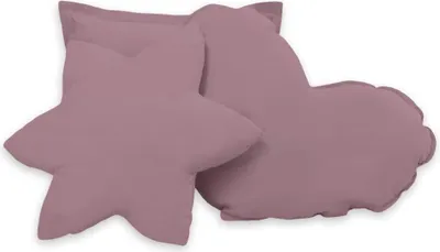 Imagen del producto de Juego de tres cojines decorativos – relleno suave y ecológico, con diseños coloridos, ideal para habitaciones infantiles