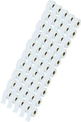 Produktbild von vhbw 50x Rolle 260 Etiketten Ersatz für Dymo 99012 für Drucker - 36mm x 89mm Weiß