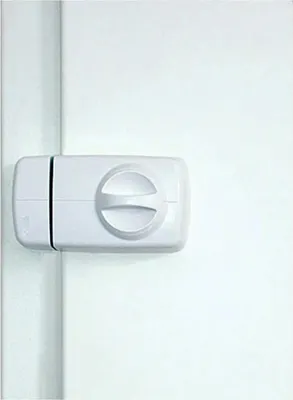 Obrázok produktu pre Prídavný zámok dverí ABUS 7010, biely