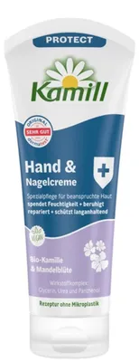 Immagine prodotto di Kamill Crema mani e unghie protettiva 100ml Camomilla e fiori di mandorlo biologici (1 confezione)