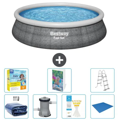 Image de Bestway Fast Set Rond - 457 x 107 cm - 8 pièces S419