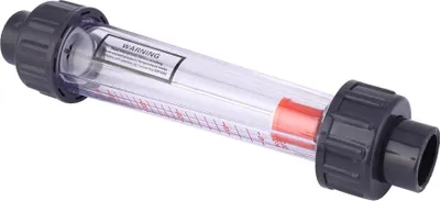 Obrázek produktu pro LZB-15(D) Průtokoměr pro plastové trubky, průtokoměr pro kapaliny, vysoká přesnost, odolný vůči zásadám a kyselinám, 40 °C, 400 l/h