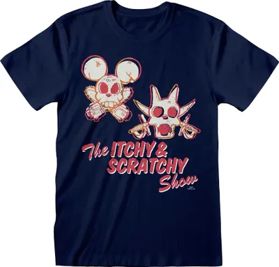Produktbild von The Simpsons - "Brokenskulls" T-Shirt für Herren/Damen Uni HE3475 (S) (Dunkles Marineblau)