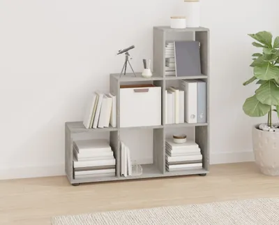 Produktbild von Möbel Treppenregal Betongrau 107 cm Holzwerkstoff - Bücherregale 342604