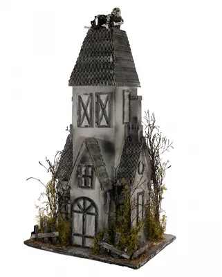 Produktbild von Unheimliches Geisterhaus mit Beleuchtung 95 x 53 x 43 cm