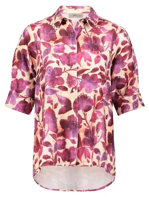 Produktbild von Bluse Lang 1/2 Arm 1838 Cream/Dark Pink Größe 38