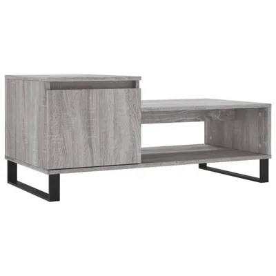 Produktbild von vidaXL Couchtisch Grau Sonoma 100x50x45 cm Holzwerkstoff