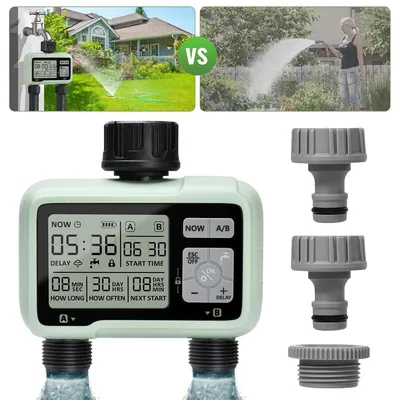Produktbild von Bewässerungscomputer Garten Wasser Zeitschaltuhr Bewässerungssystem LCD-Display