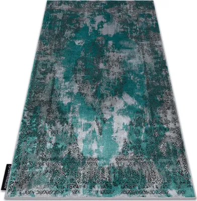 Produktbild von Modern DE LUXE Teppich 6754 Abstraktion - Strukturell grün / grau Grün 160x220 cm