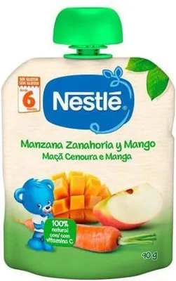 Zdjęcie produktu dla Nestle Naturnes Jabłko-Marchew-Mango 90g