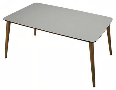 Immagine prodotto di Tavolino moderno in legno grigio, elegante e robusto