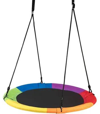 Obrázok produktu pre Kruhová hojdačka PR33871FR, s nastaviteľnou výškou 100 – 180 cm, nosnosť 150 kg, farebná