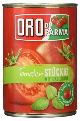 Obrázek produktu pro Oro di Parma Rajčata s bazalkou jako v Itálii 400g