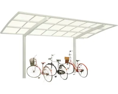 Produktbild von Einzelcarport Ximax Portoforte Mini Typ 60 Aluminium eloxiert Sonderlänge 201 x 495,4 cm Edelstahl-Look