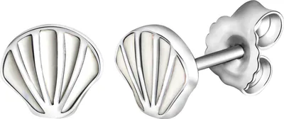Produktbild von V Ohrstecker 925/- Sterling Silber 0,6cm weiß 358220662-1