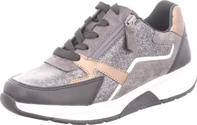 Immagine prodotto di Scarpa bassa stringata da donna Gabor Comfort grigio-nero-multi, colore:grigio, misura UK:5½