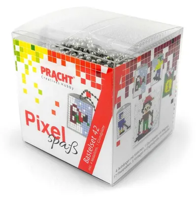 Produktbild von PRACHT Pixel Bastelset Nr. 42 Medaillon und Grundplatte