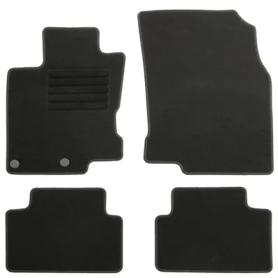 Fußmatten-Set für Nissan Qashqai 2 J11, 02/2014-05/2021, 4-teilig, Schwarz