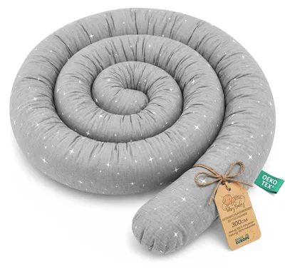 Produktbild von Totsy Baby XXL bettschlange bettkissen stillkissen bettrolle bettkantenschutz zi