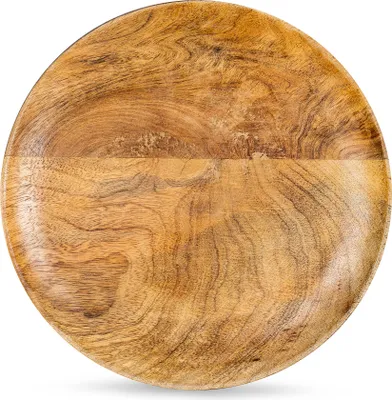 Produktbild von Holzschale Rund Mango Holz 30x30 cm Tischdeko Schale Obstschale Deko-Teller