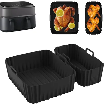 2er Set Silikon-Einsätze für Philips Airfryer 3000 Serie
