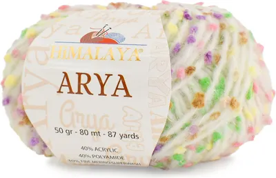 Produktbild von Himalaya Arya Wolle – Weiche, leichte Strickwolle mit Mohair, ideal für elegante Projekte, Farbe 601
