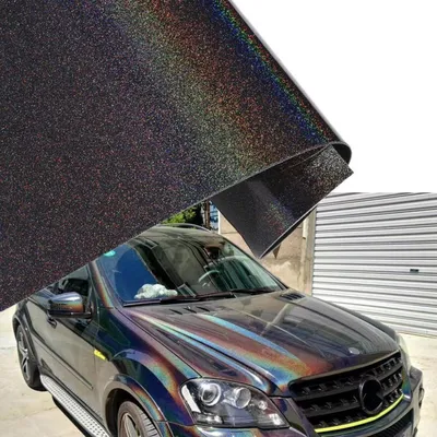 Obrázok produktu pre Samolepiaca fólia na auto, efekt dúhy, chameleon, sivá, lesklá, vinyl, rozmery 30 x 152 cm
