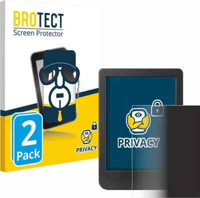 Produktbild von 2x BROTECT Sichtschutzfolie für Kobo Clara Colour Anti-Spy Privacy Sichtschutz Blickschutz Folie Blaulicht-Schutz