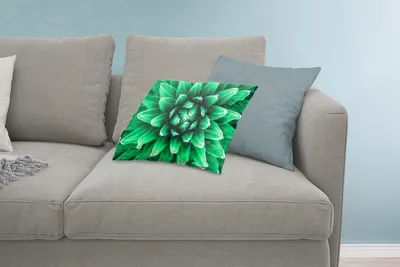 Produktbild von MuchoWow® Zierkissen Sofakissen Wohnzimmer Dekokissen 60x40 cm Nahaufnahme Kaktusblätter - Kopfkissen - Polster mit Foto