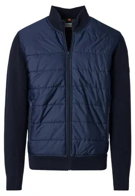 Produktbild von REDMOND Casual Herren Jacke Zipper Comfort Baumwollmix Marine M