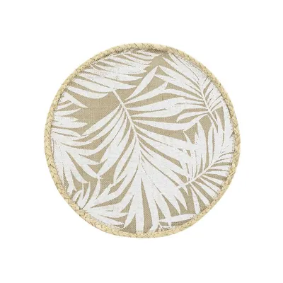 Image de Set de table en jute PALAM, O 38 cm, beige