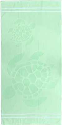 Obrázok produktu pre Plážová osuška KORYTNAČKA 70 x 140 cm zelená, 100% bavlna