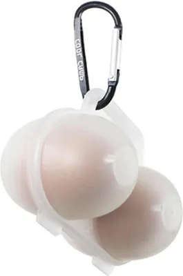 Produktbild von Portable Eierbehälter für 2 Eier für Camping und Reisen im Freien.
