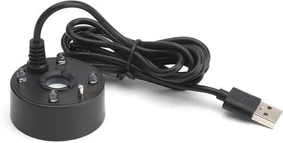 Imagen del producto de Generador de niebla para acuarios con LED USB, cambio de color y fácil de usar
